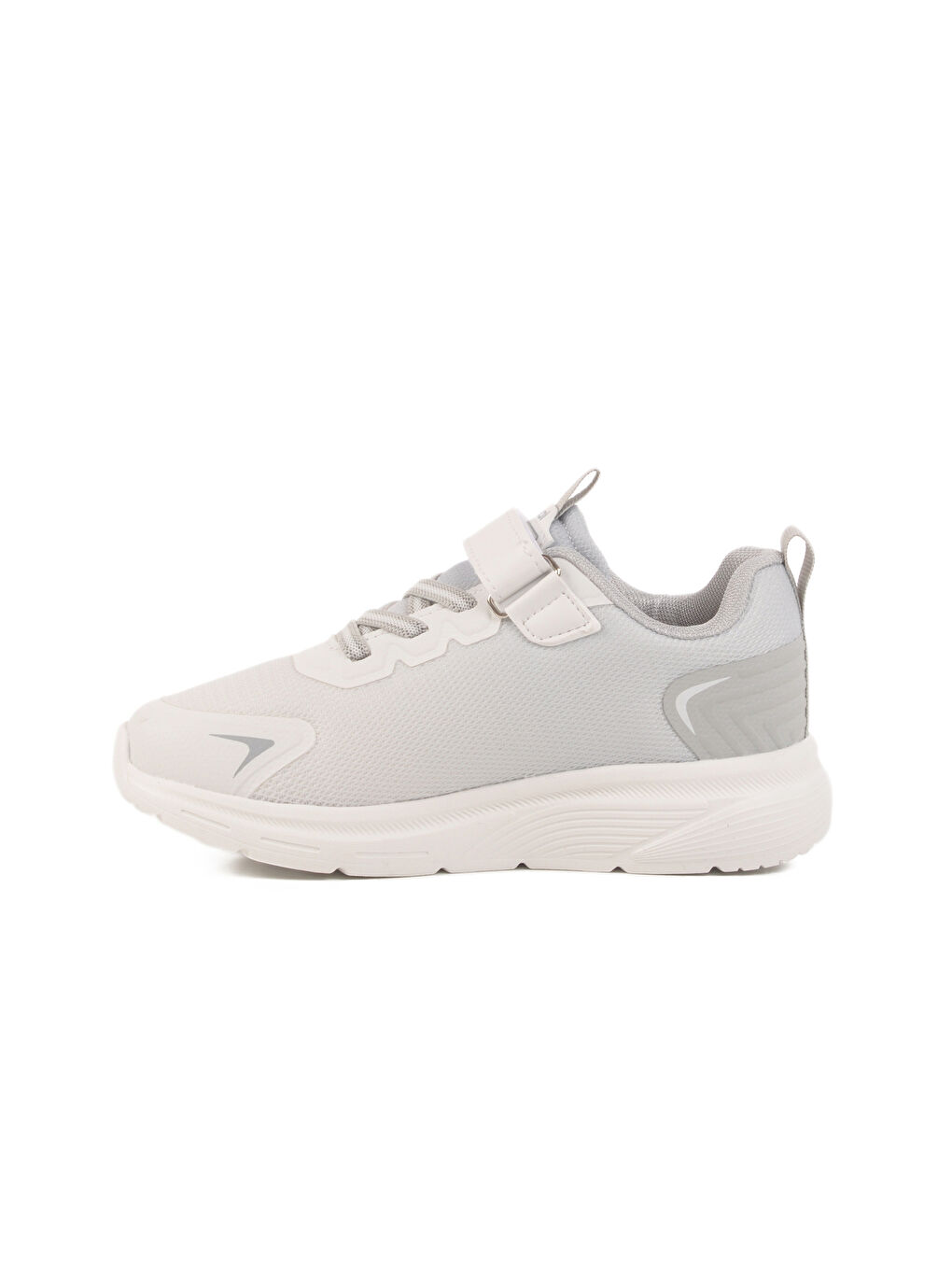 Beyaz Cırtlı Fileli Unisex Çocuk Spor Ayakkabı Aster F-1