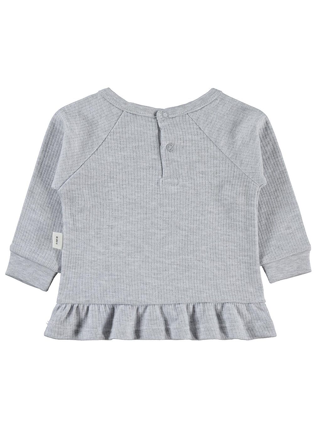 Gri Baby Kedi Baskılı 6-18 Ay Sweatshirt-1