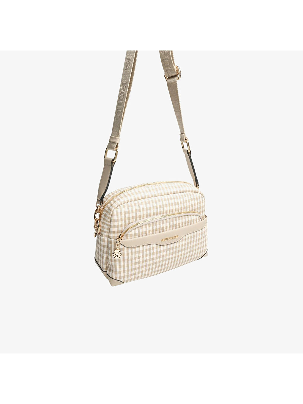 Kadın SP1201-M191 SILVER POLO Çapraz Çanta Kum Beji-Kum-1