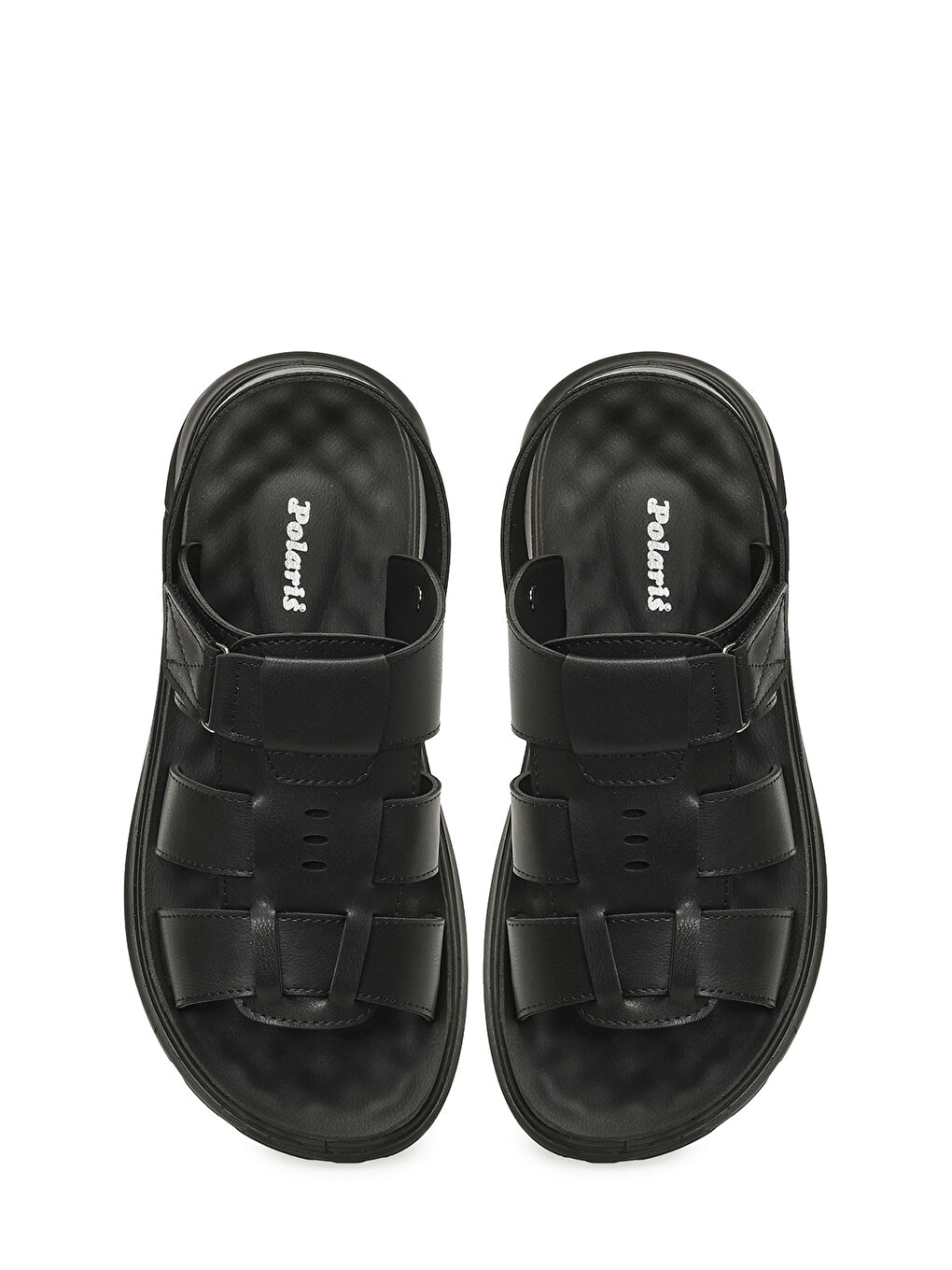 410018.M6FX Siyah Erkek Sandalet-3