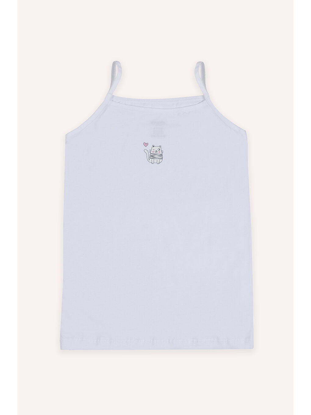 Karışık Kız Çocuk 3'lü Atlet - İç Giyim-3