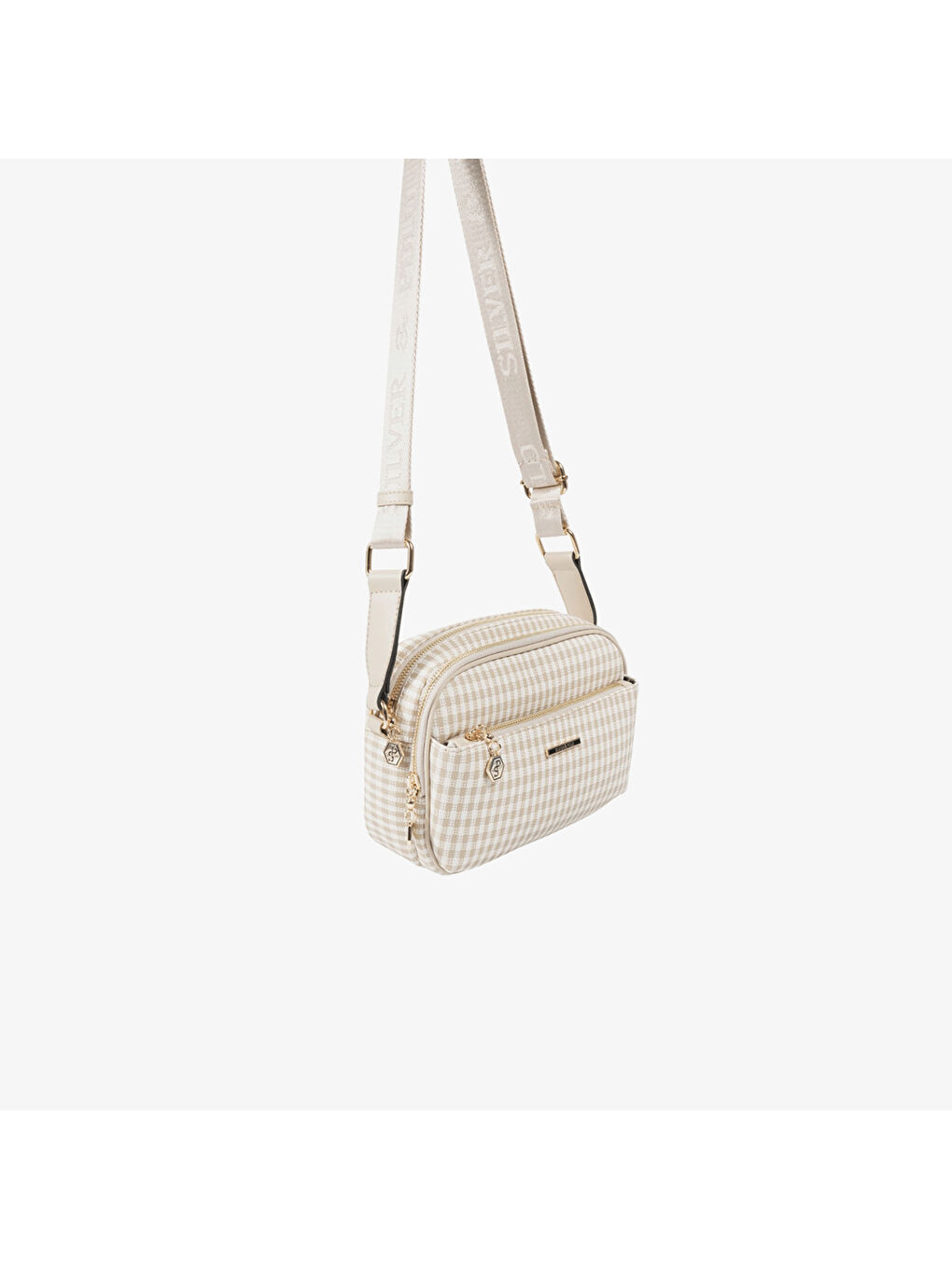 Kadın SP1162-M191 SILVER POLO Çapraz Çanta Kum Beji-Kum Beji-1