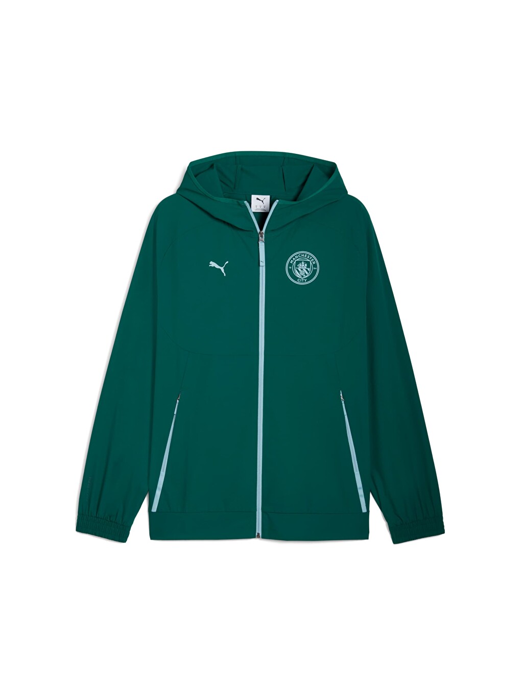 Karışık Manchester CITY PUMATECH Erkek Fermuarlı Swatshirt-2