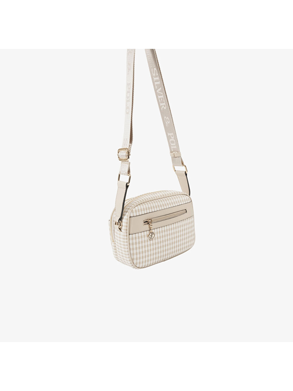 Kadın SP1162-M191 SILVER POLO Çapraz Çanta Kum Beji-Kum Beji-3