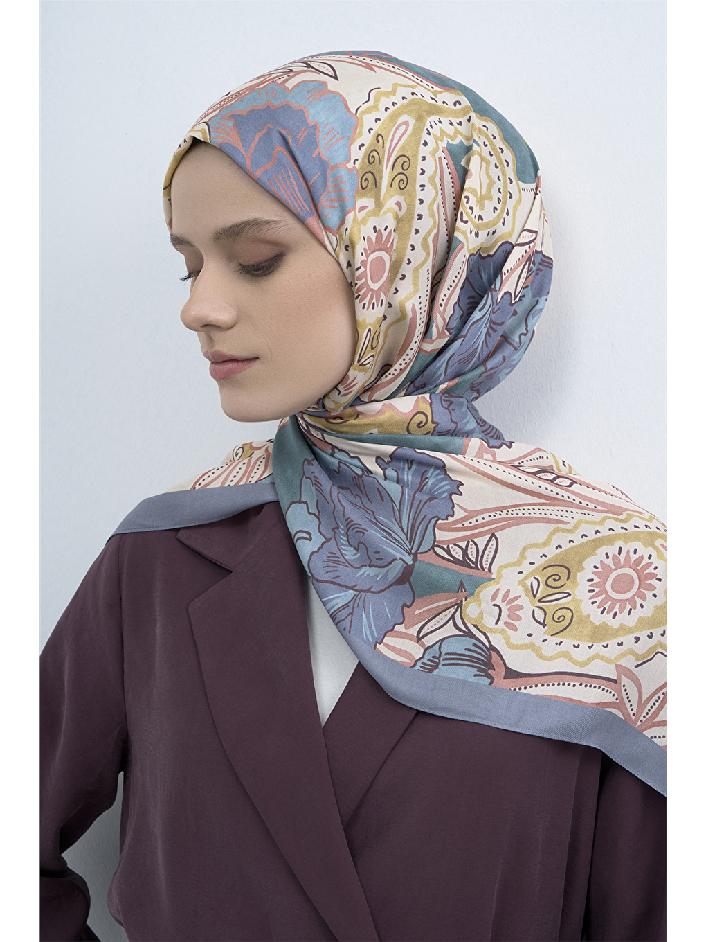 Mavi Pure Şal 3217 04-1