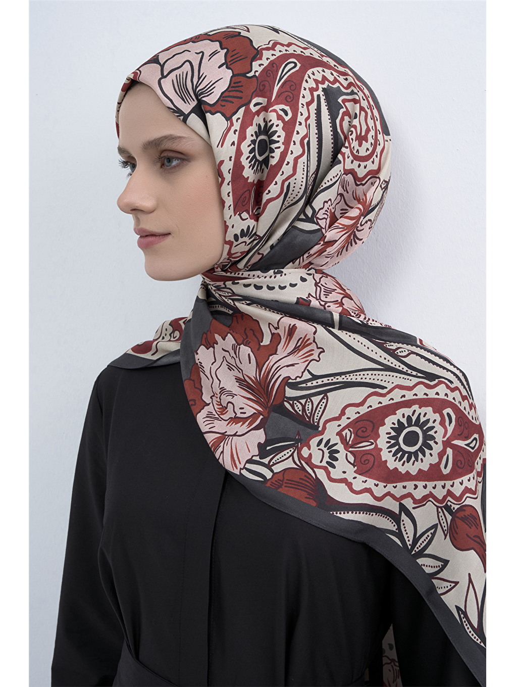 Kırmızı Pure Şal 3217 06-1