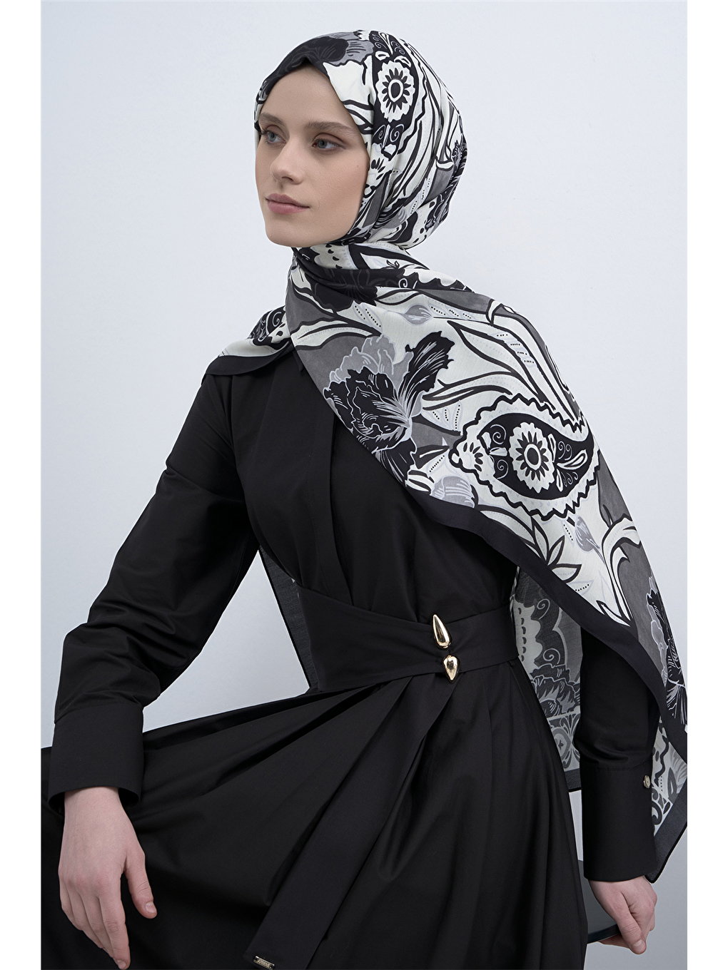 Antrasit Pure Şal 3217 48-1