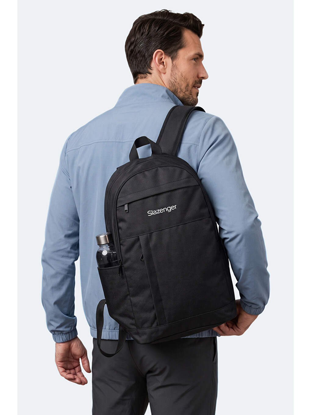 Leroy Unisex Siyah Sırt Çantası-1