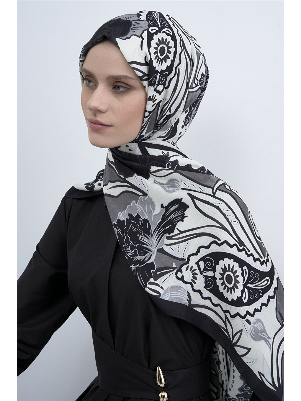 Antrasit Pure Şal 3217 48-2