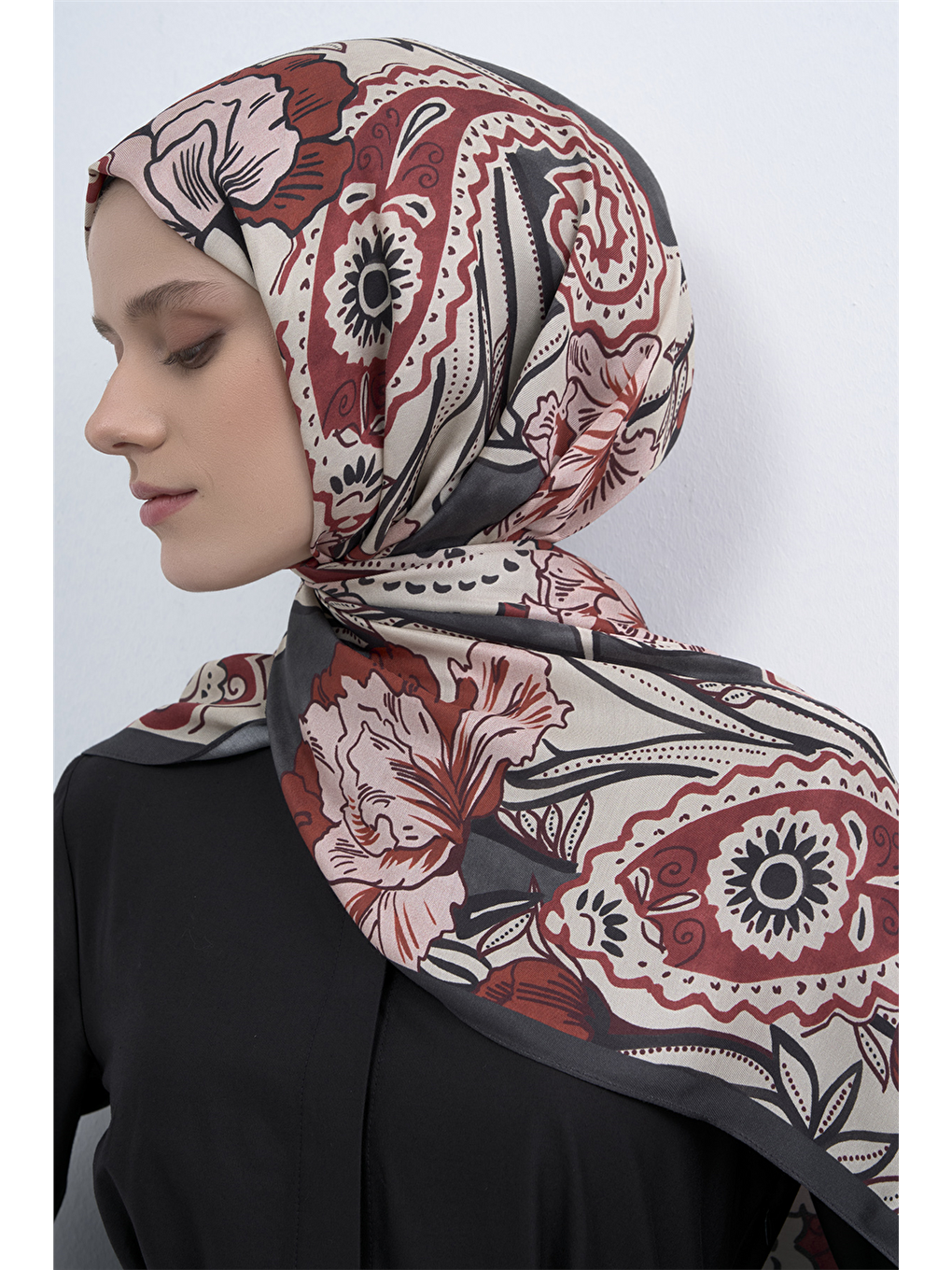 Kırmızı Pure Şal 3217 06-2