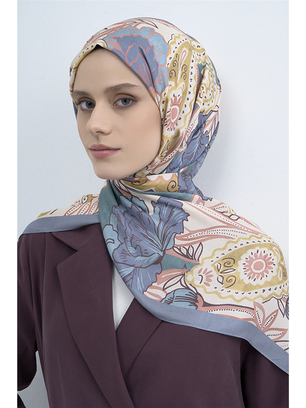 Mavi Pure Şal 3217 04-2