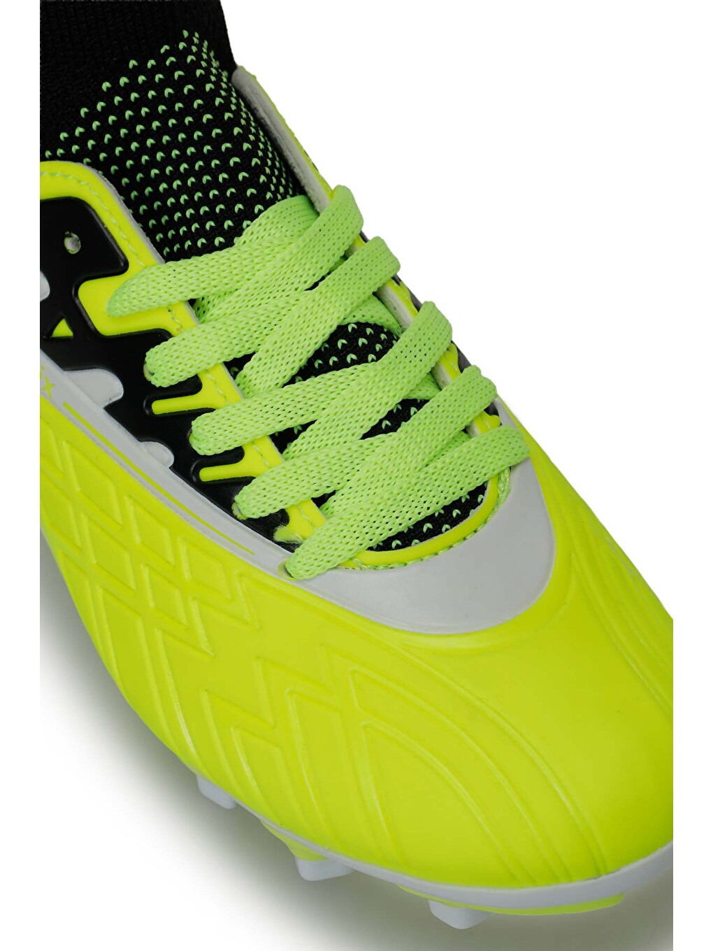 Mateas Ag F Neon Sarı Erkek Çocuk Krampon-6