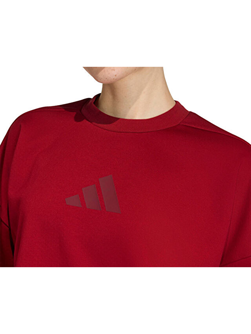W Z.n.e. Swt Kadın Günlük Sweatshirts Kc7753 Kırmızı-3