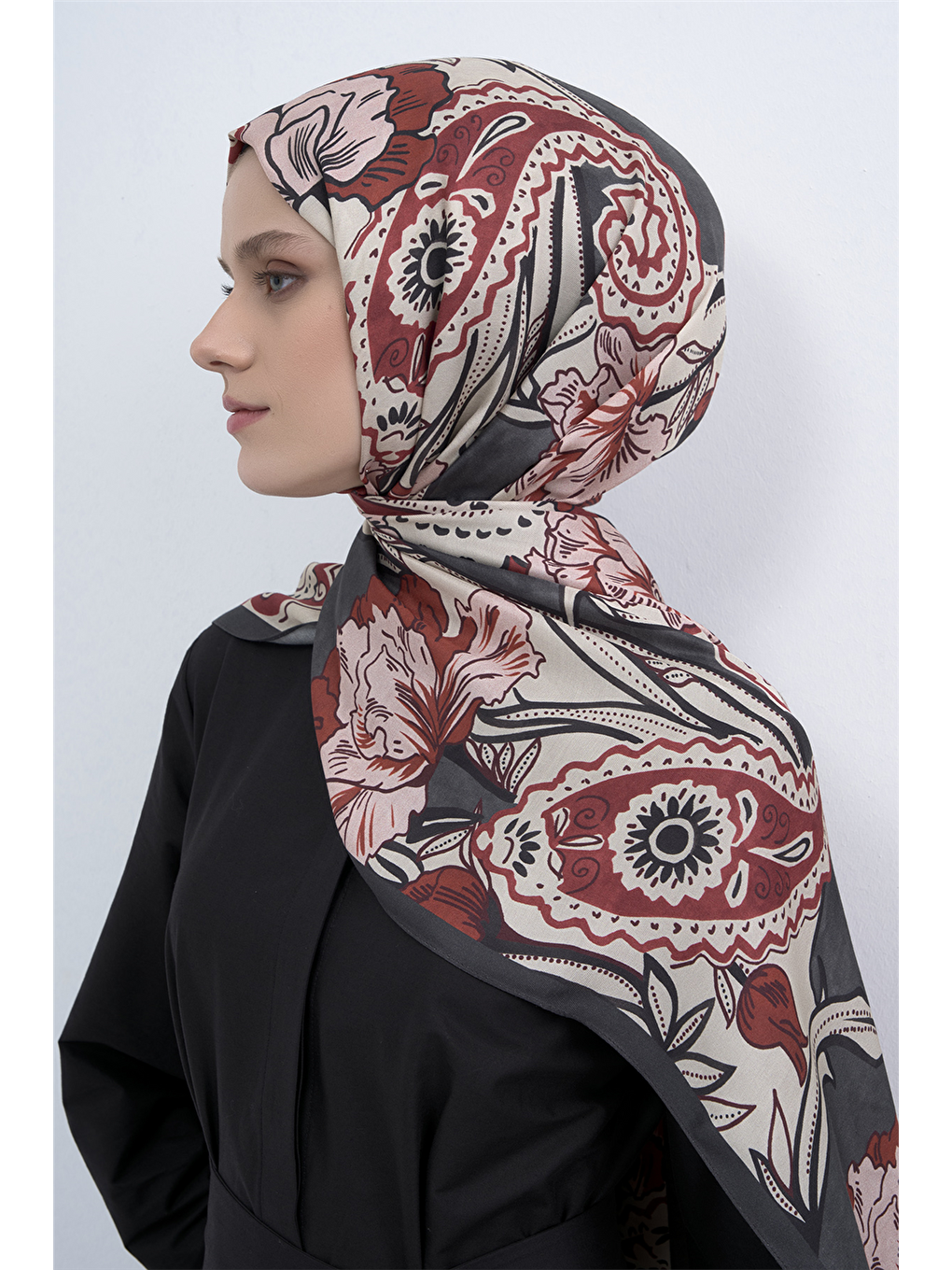 Kırmızı Pure Şal 3217 06-3