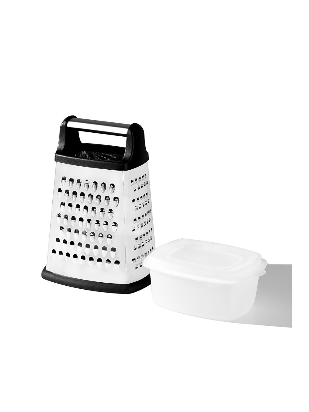 Gri Paslanmaz Çelik Oval Hazneli Rende-4