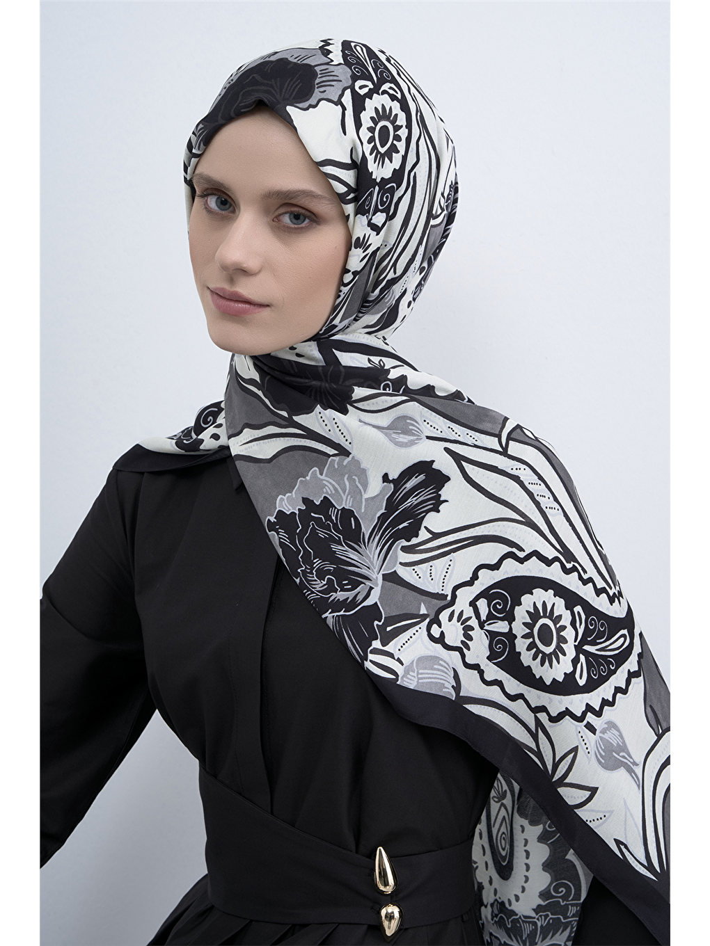 Antrasit Pure Şal 3217 48-3