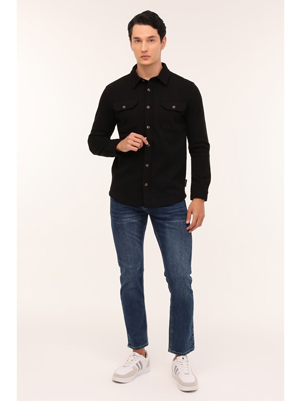 ML RATRIX 60IH-16 4PR Siyah Erkek Gömlek-2