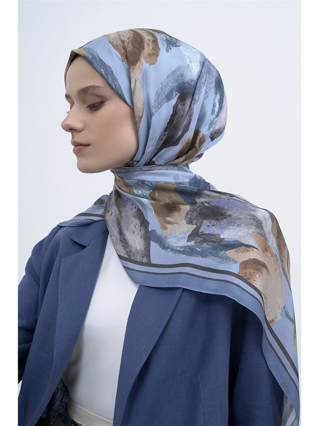 Mavi Pure Şal 3002 23-2