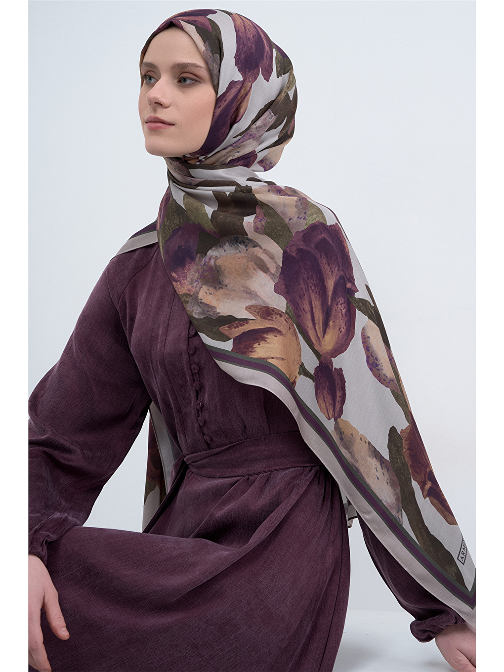 Mor Pure Şal 3002 02-1