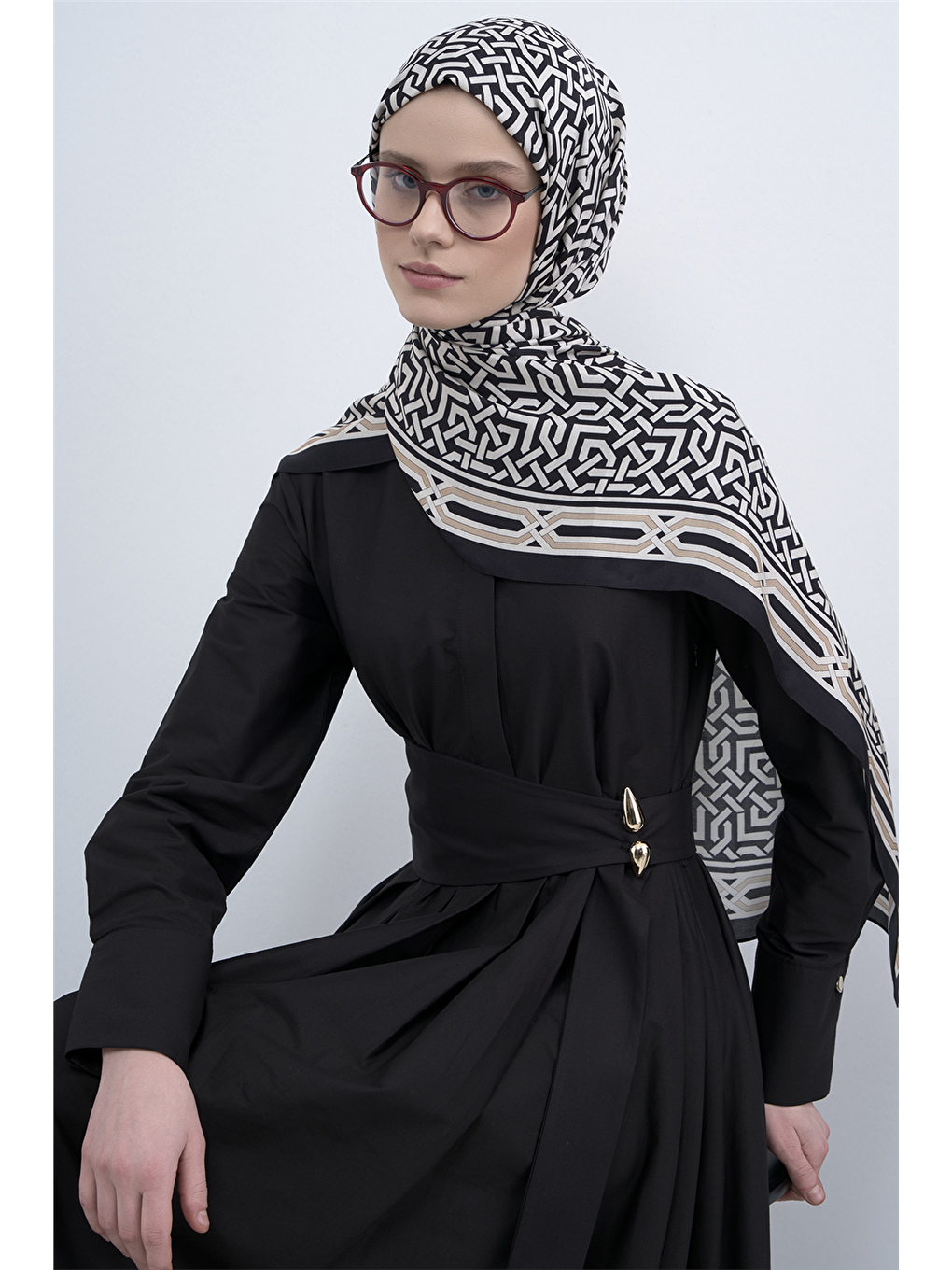 Siyah Pure Şal 3112 27