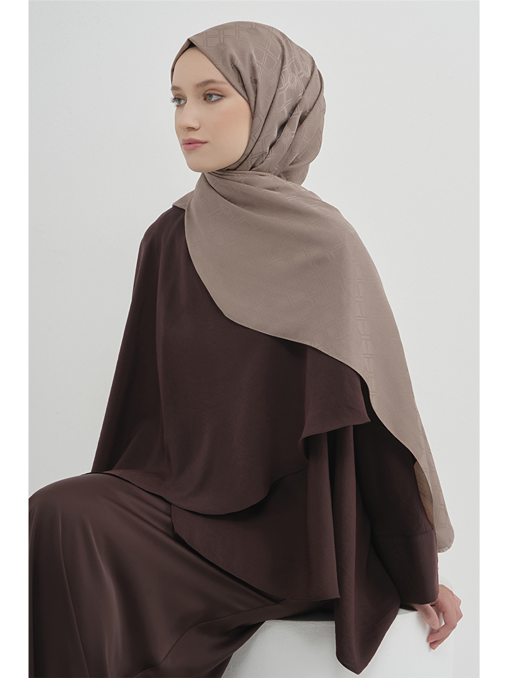 Kahverengi Elegance P3000 Şal 07