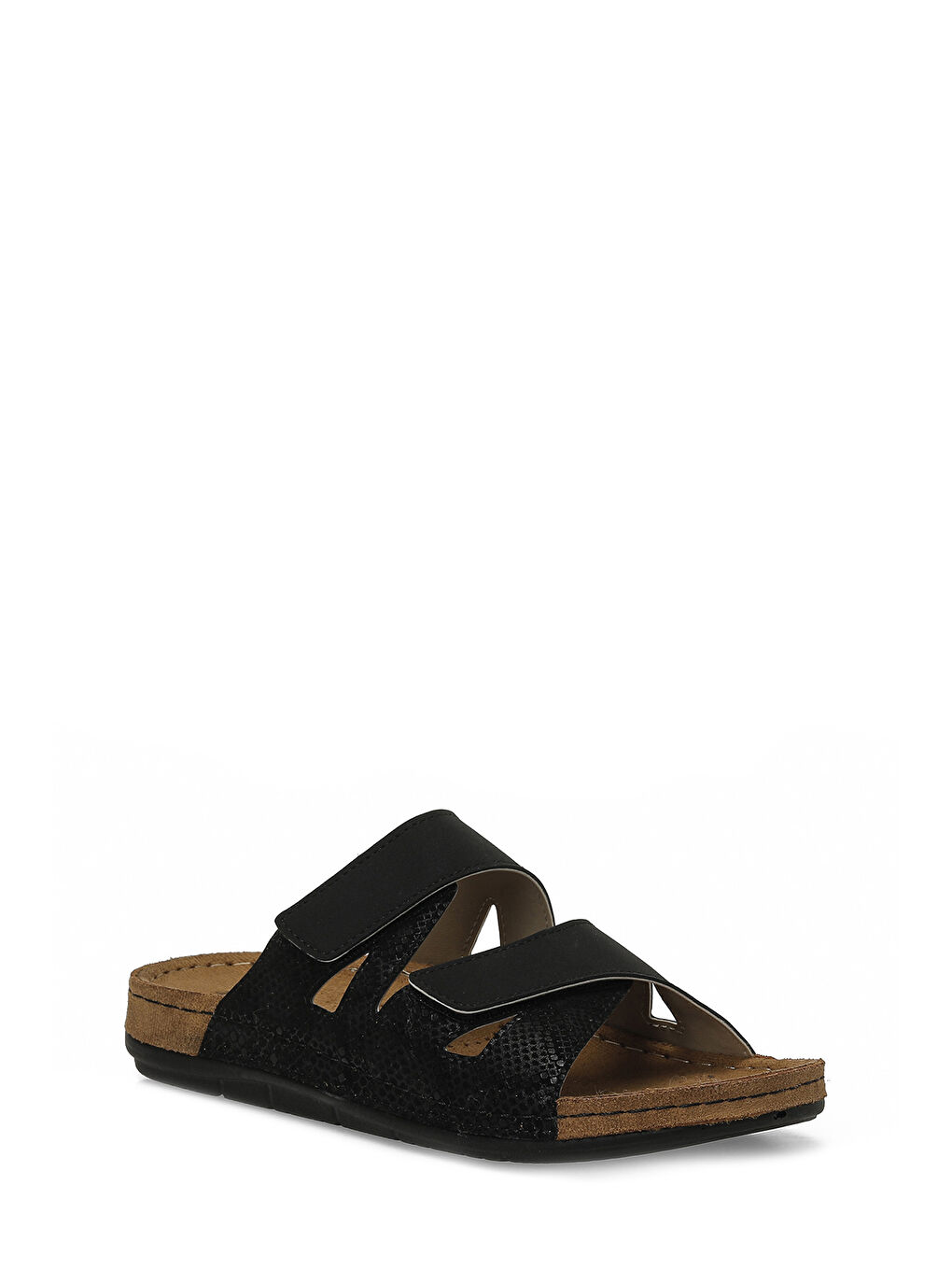 167194.Z6FX Siyah Kadın Düz Terlik-1