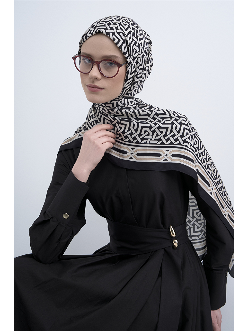 Siyah Pure Şal 3112 27-3