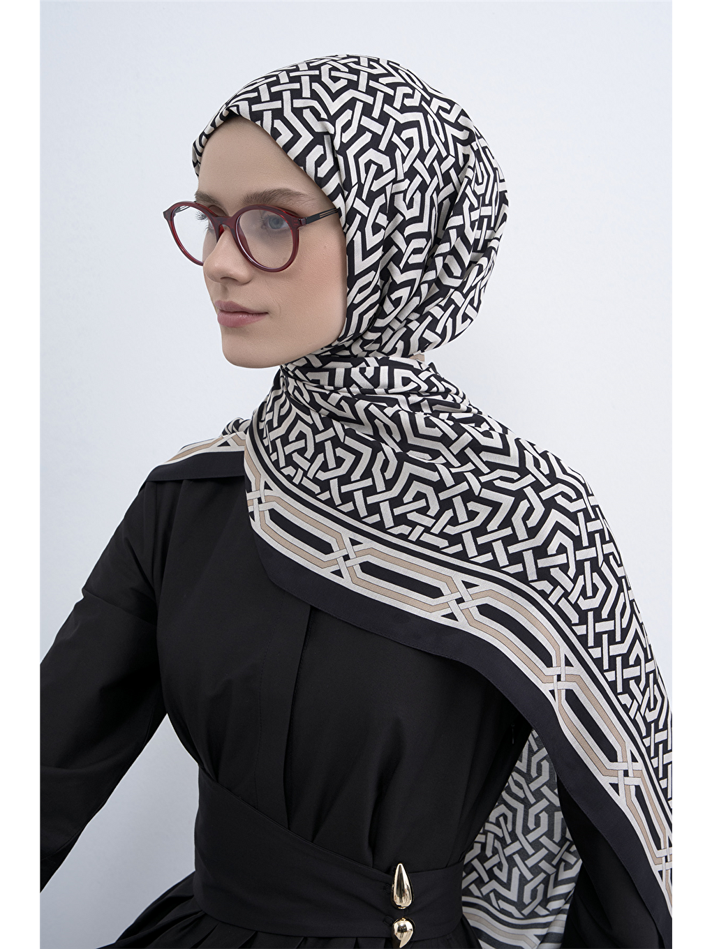 Siyah Pure Şal 3112 27-5