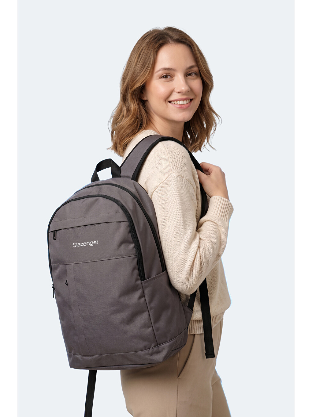 Leroy Unisex Koyu Gri Sırt Çantası-2