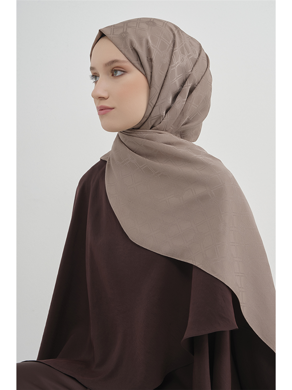 Kahverengi Elegance P3000 Şal 07-1