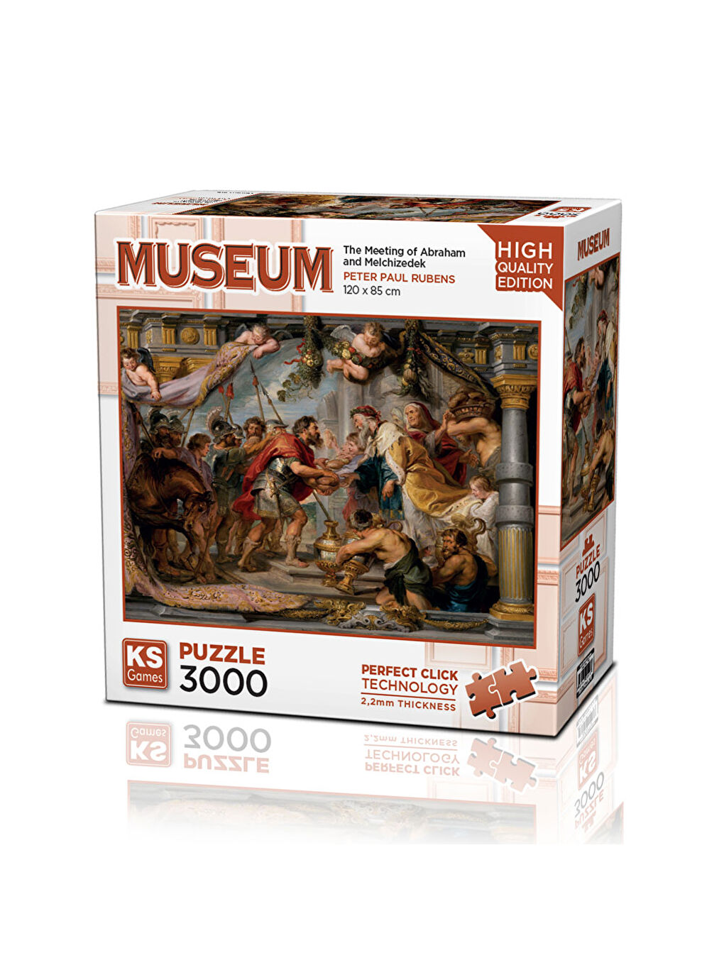 KS GAMES Renksiz Puzzle 3000 Parça The Meeting of Abraham and Melchizedek 23018