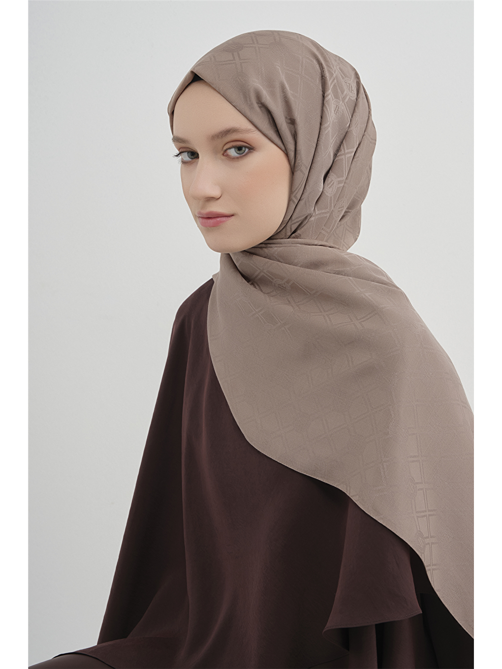 Kahverengi Elegance P3000 Şal 07-3