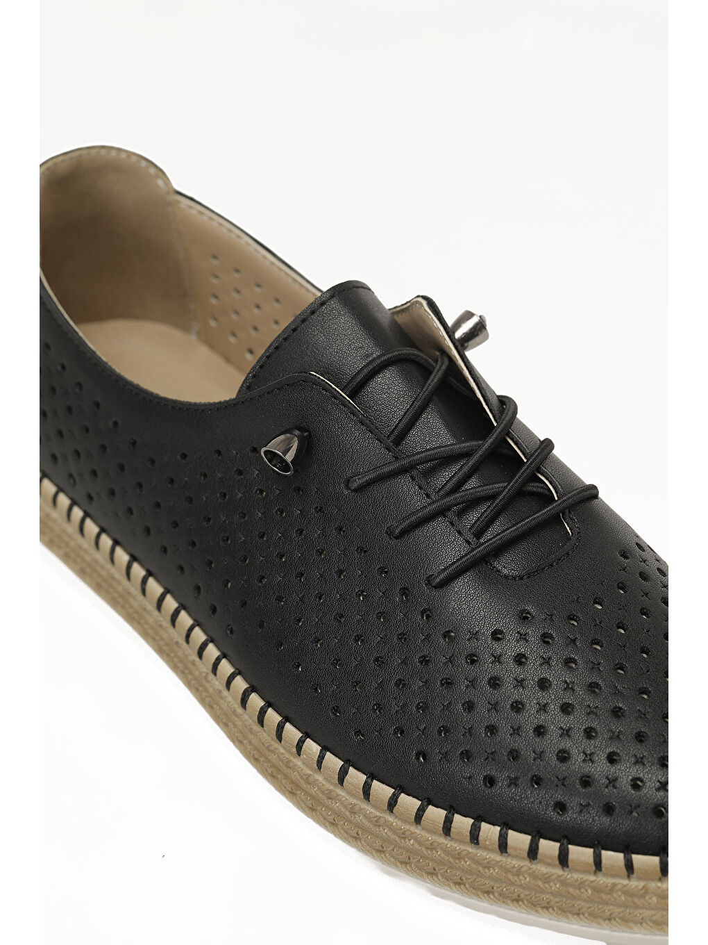 167104.CZ6FX Siyah Kadın Düz Ayakkabı-6