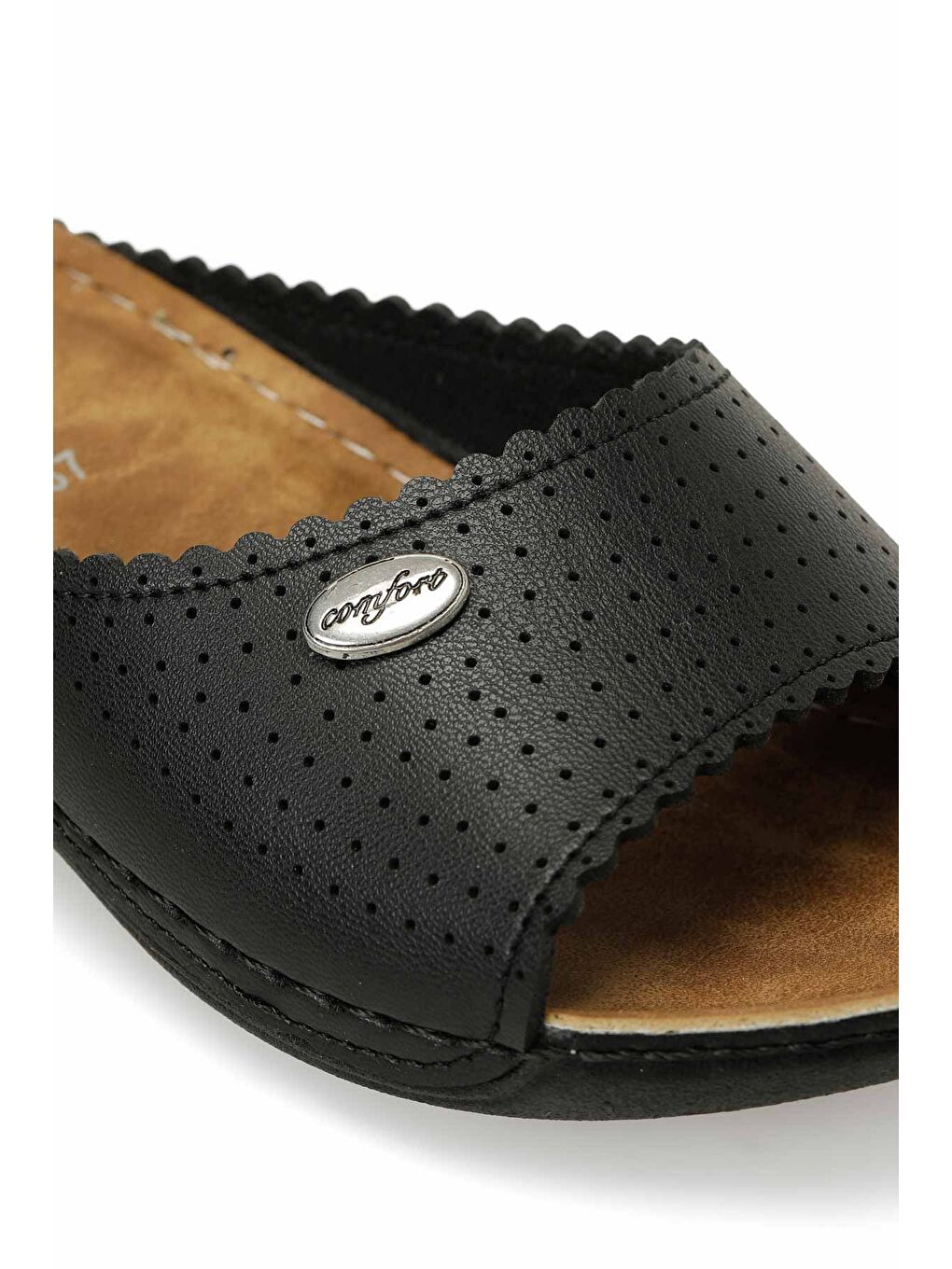 161895.Z6FX Siyah Kadın Terlik-6