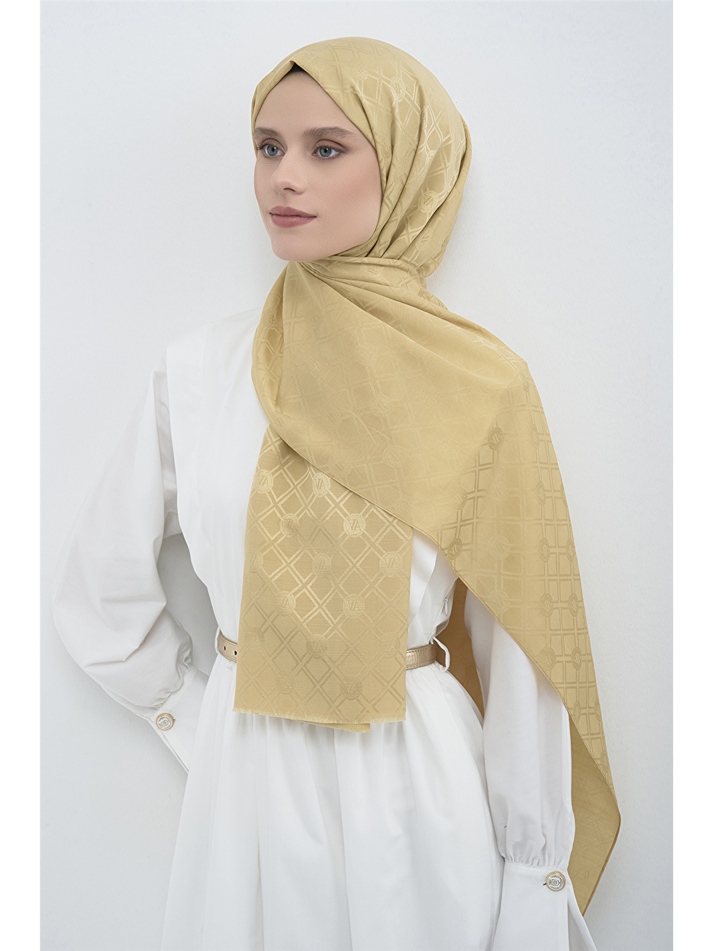 Sarı Elegance P3000 Şal 62-1