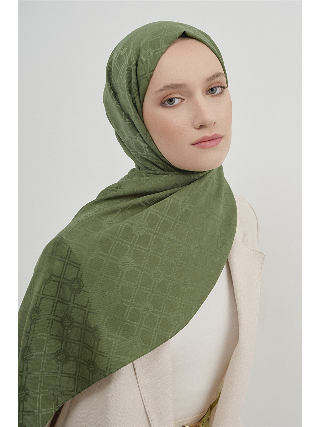 Yeşil Elegance P3000 Şal 49-2