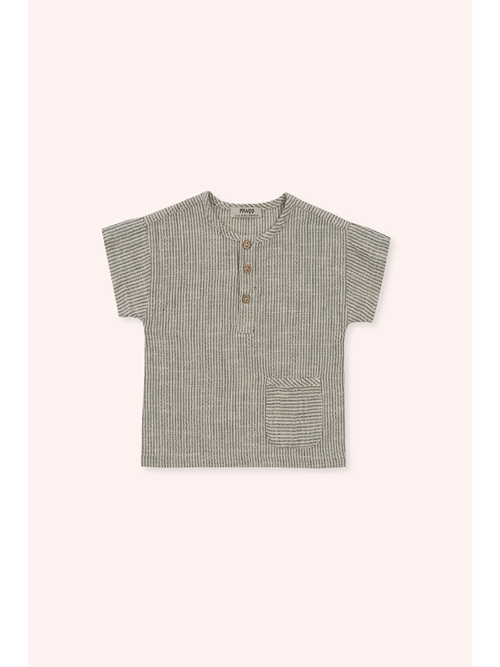 Yenidoğan Kısa Kollu Ekru Gömlek