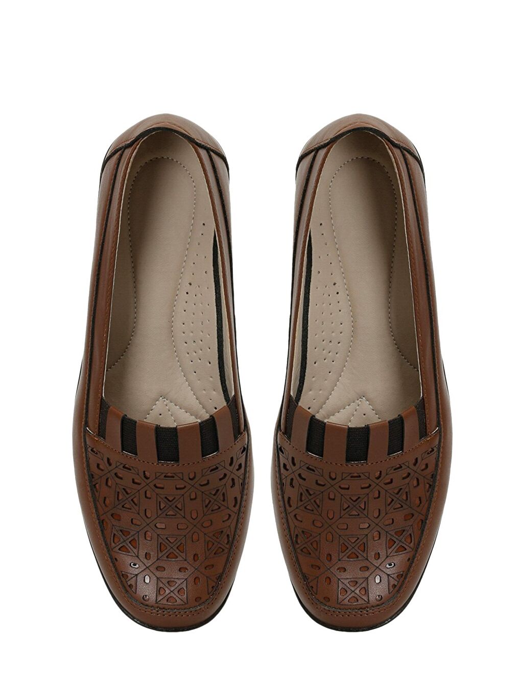 Kahverengi 166088.Z4FX Taba Kadın Dolgu Klasik Ayakkabı-3