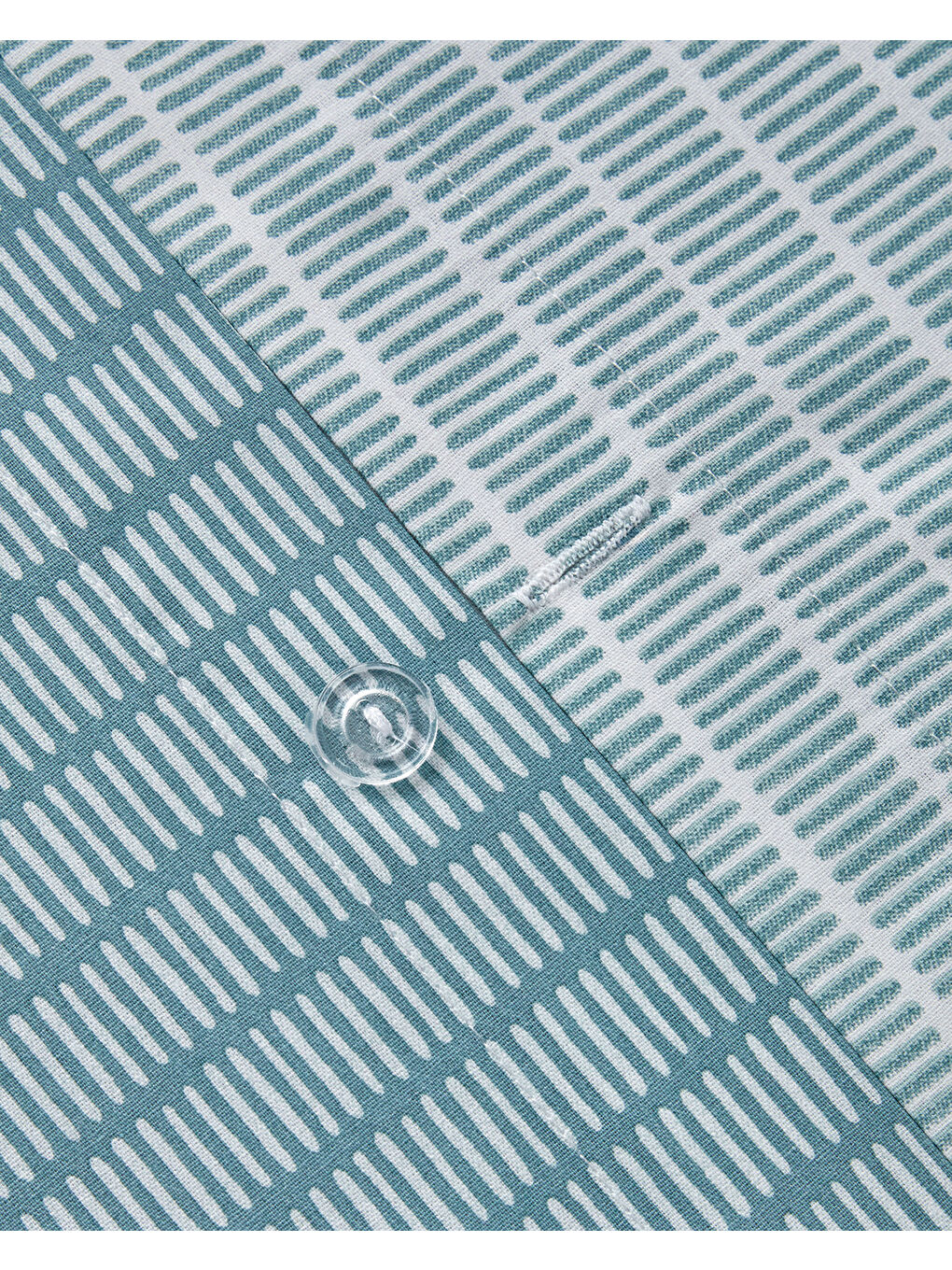 Linear Harmony Pamuklu Çift Kişilik Nevresim Seti 200x220 cm Yeşil-5