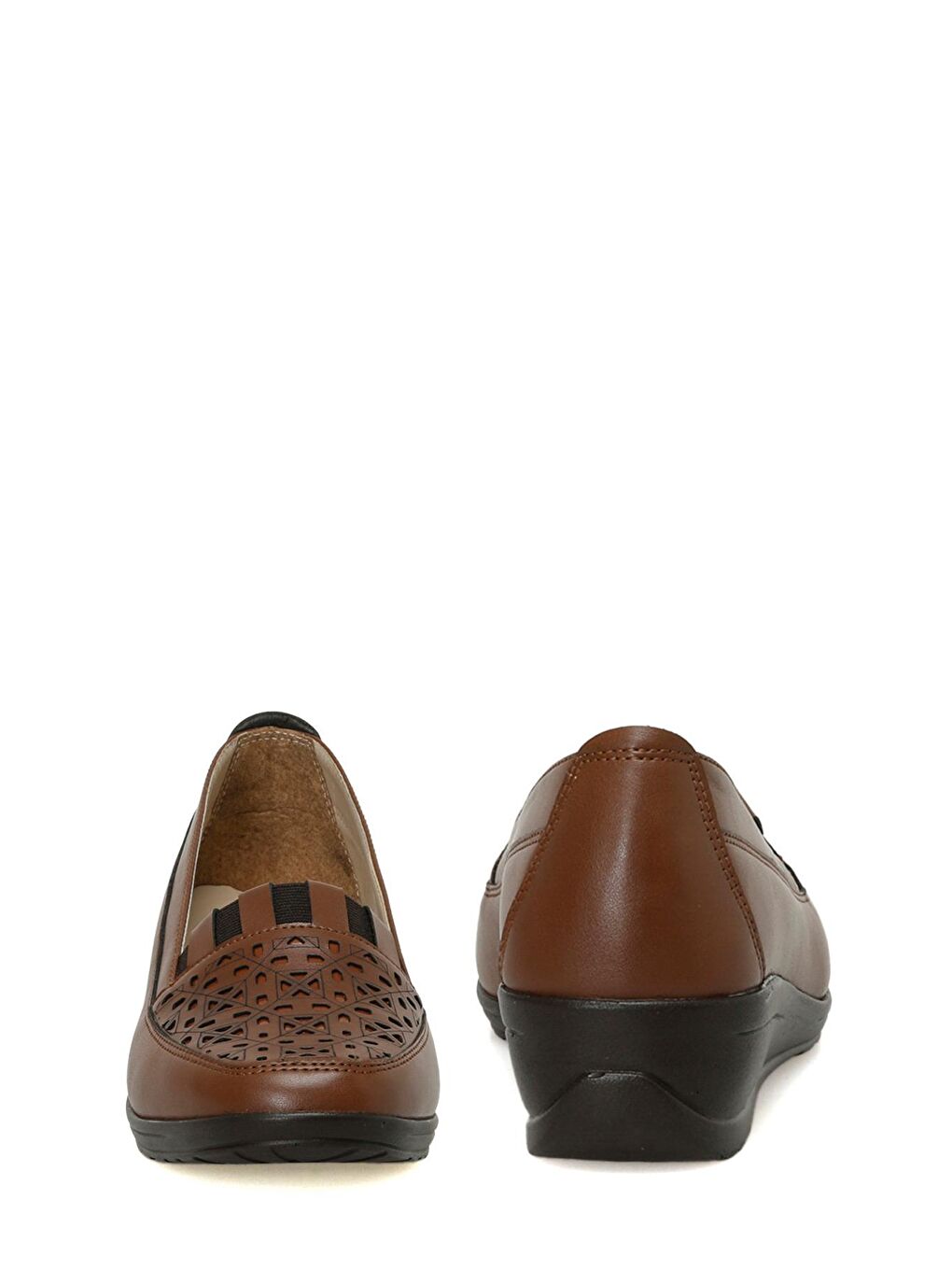 Kahverengi 166088.Z4FX Taba Kadın Dolgu Klasik Ayakkabı-4