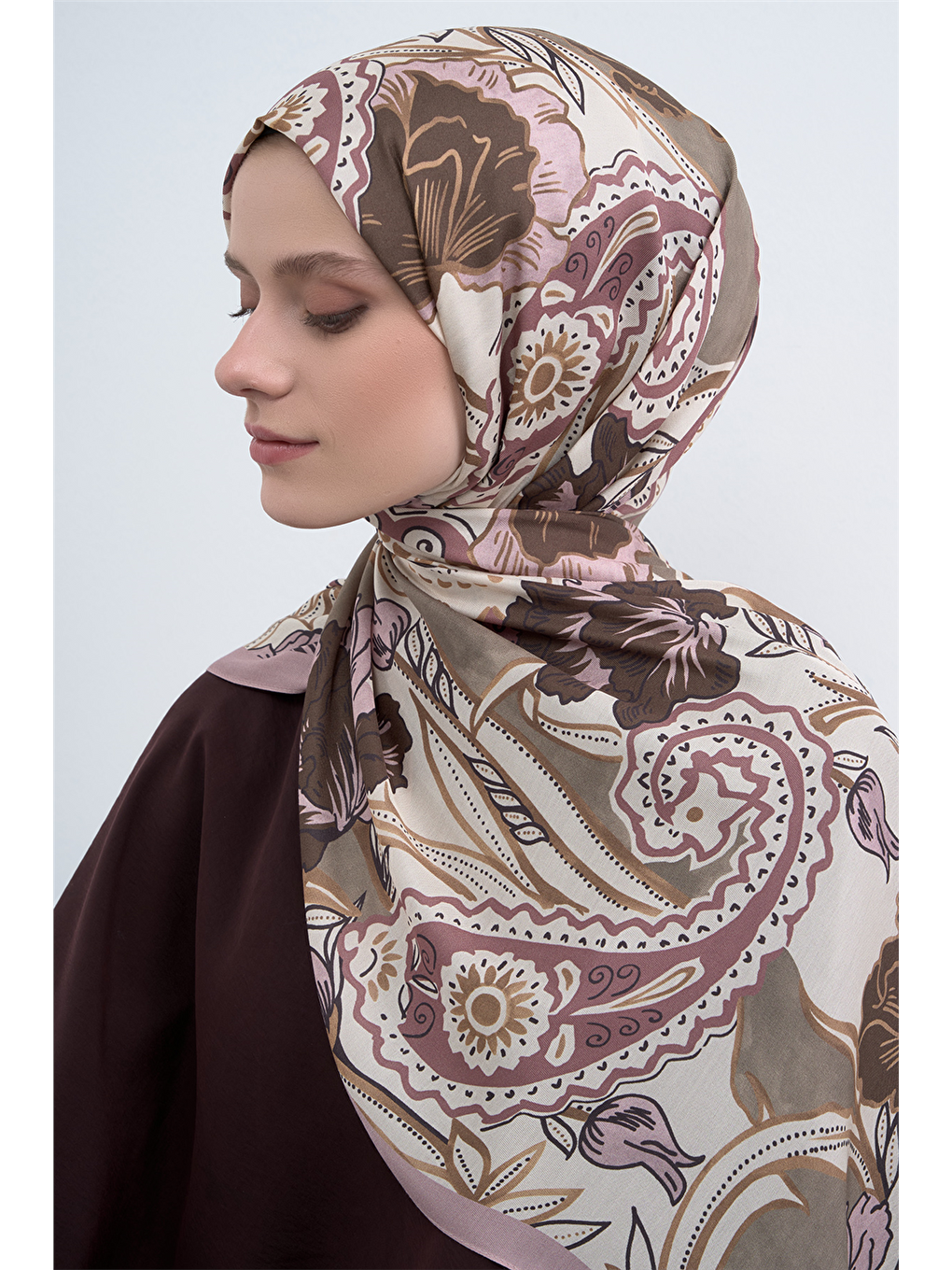 Ekru Pure Şal 3217 38-3