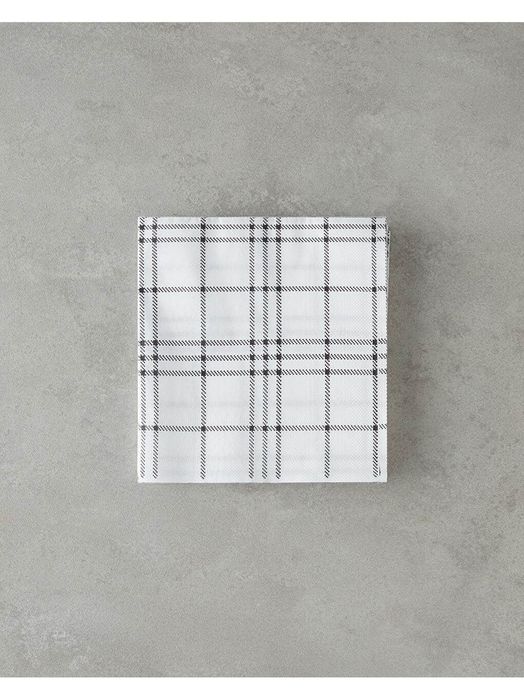 Blockify Kağıt 20'li Kağıt Peçete 33x33 cm Siyah - Beyaz