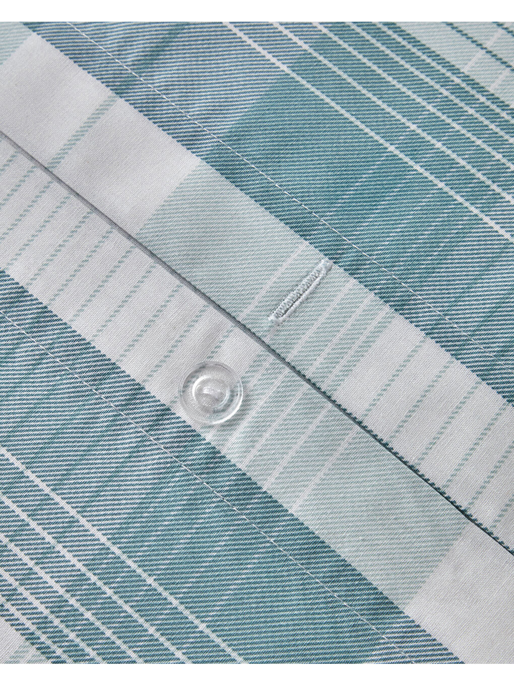 Modern Check Pamuklu Çift Kişilik Nevresim Seti 200x220 cm Yeşil-4