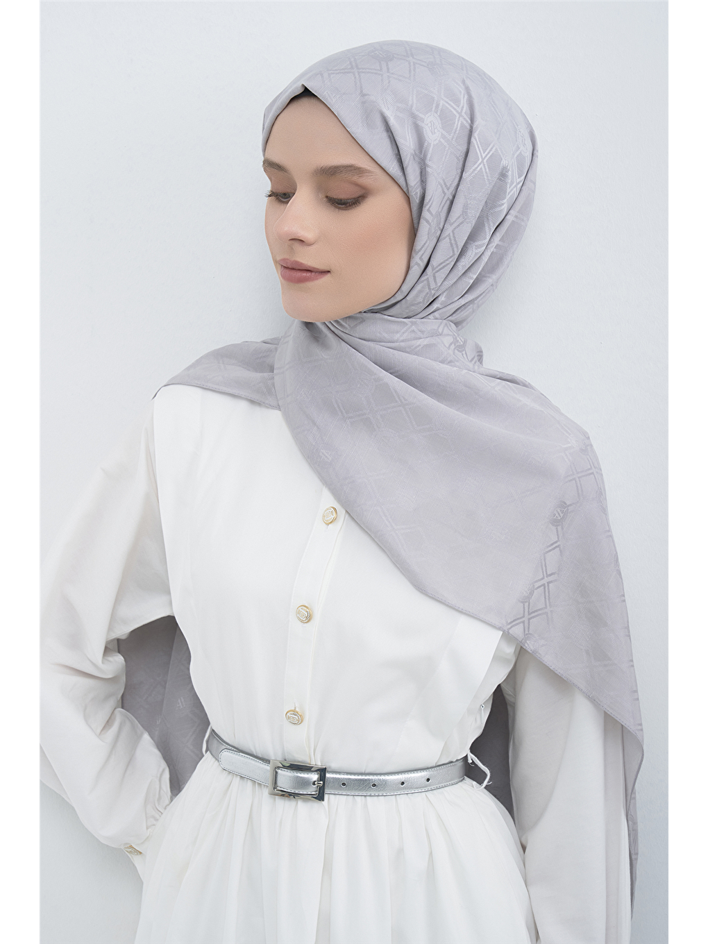 Gri Elegance P3000 Şal 23-1