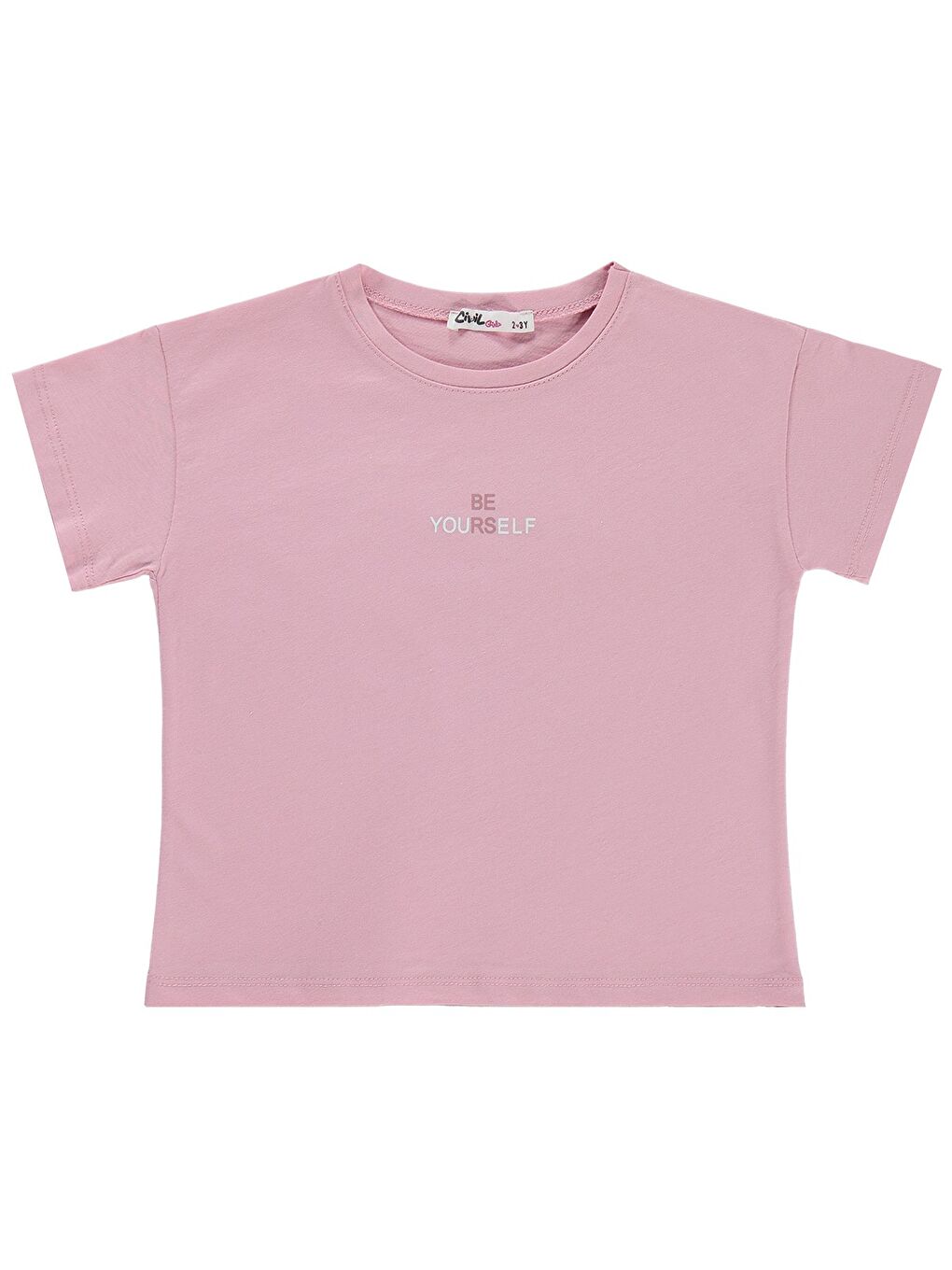 Girls 2-5 Yaş Tişört - Pembe