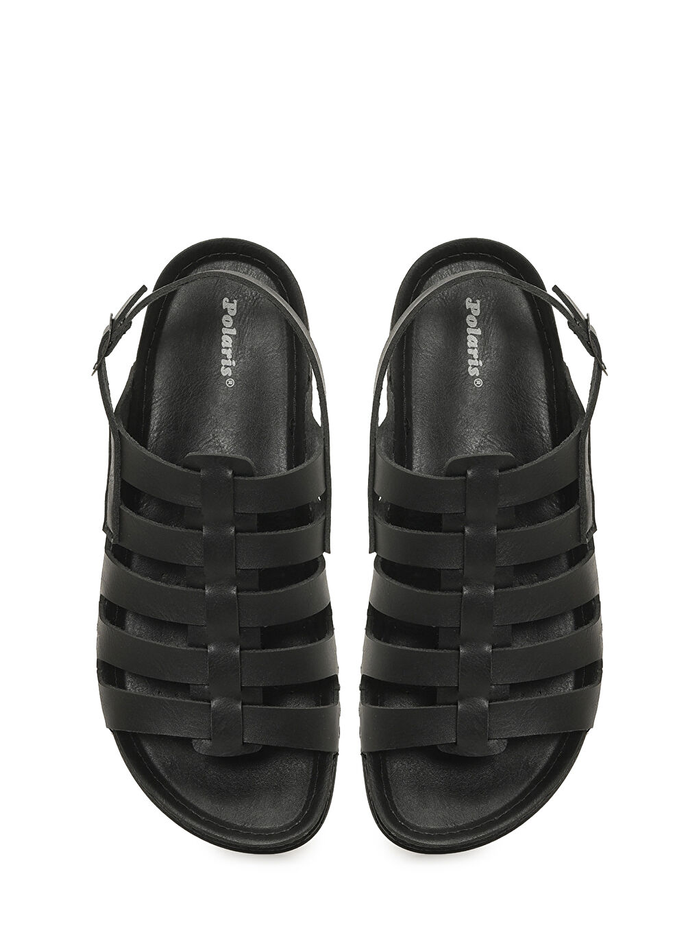 167208.Z6FX Siyah Kadın Düz Sandalet-3