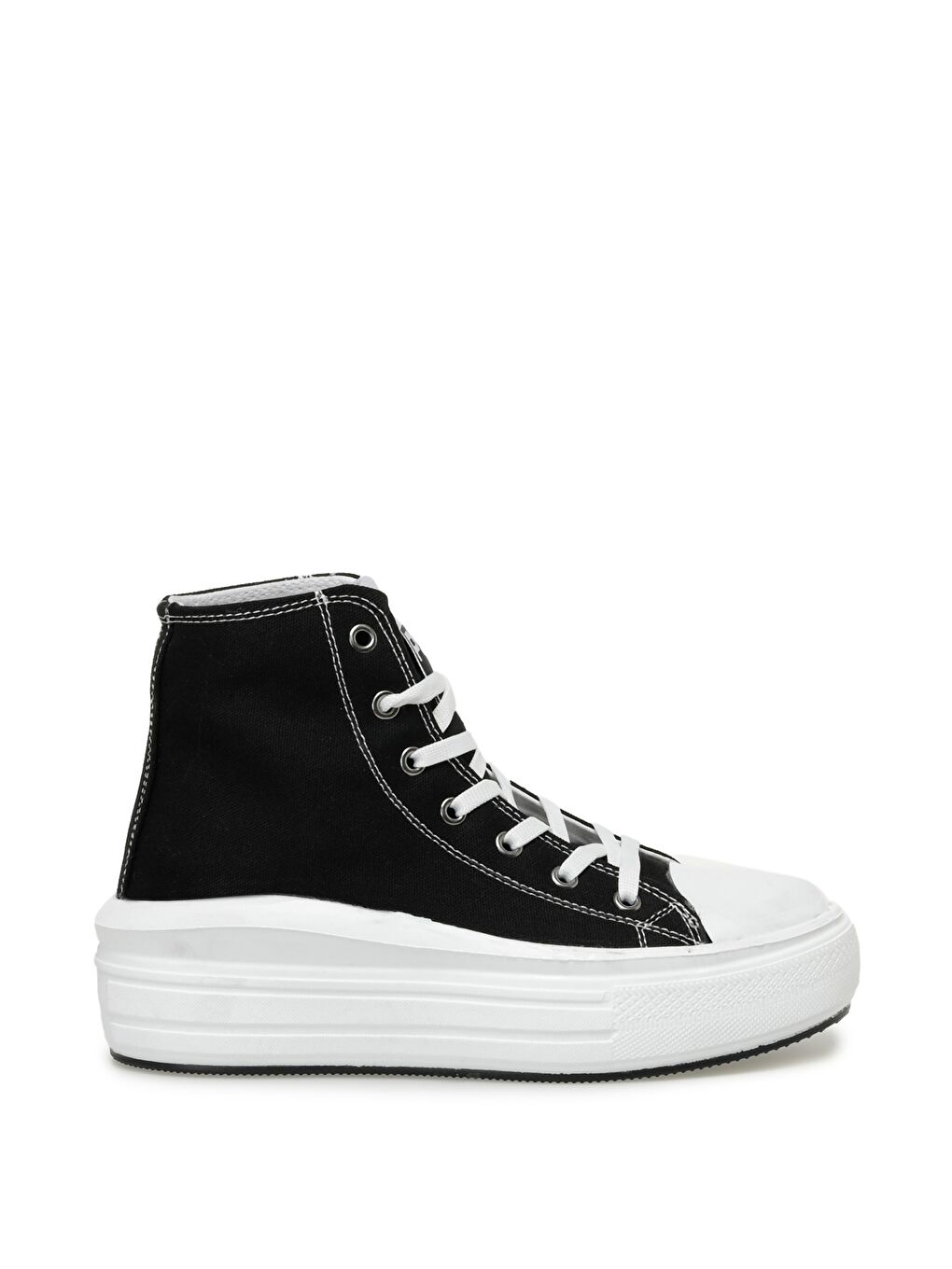 ELLA HI W 3FX Siyah Kadın High Sneaker