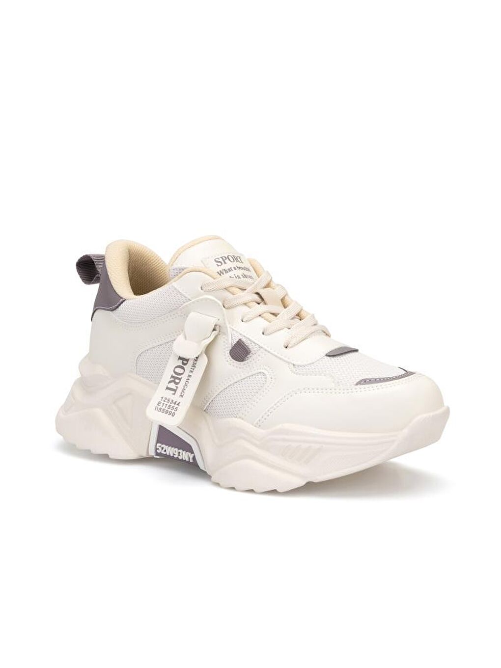 Bej DS.PMD239K2051 Sneaker Günlük Spor Ayakkabı 2025 Kadın