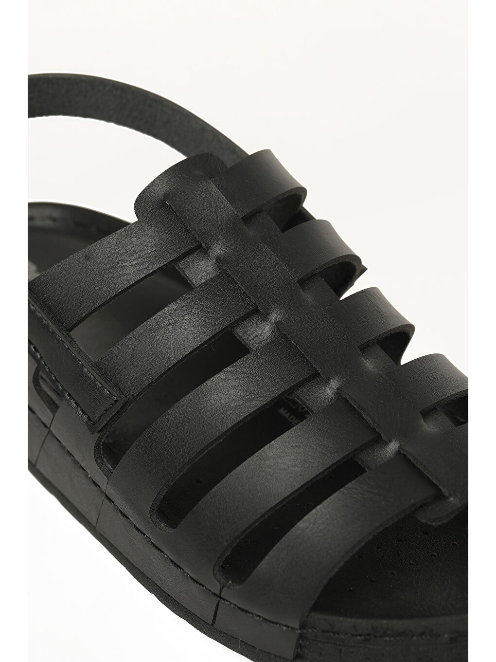 167208.Z6FX Siyah Kadın Düz Sandalet-6