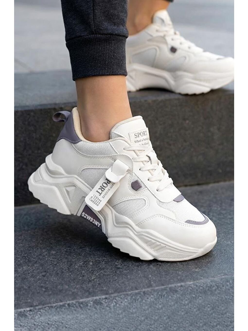 Bej DS.PMD239K2051 Sneaker Günlük Spor Ayakkabı 2025 Kadın-2